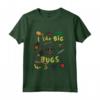 Bambino I Like Big Bugs Insetto Beetle Spider Roach Millepiedi Worm Maglietta - Ideale per Piccoli Entomologi in Erede della Natura