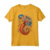 T-shirt con Grafica Floreale Millepiedi per Uomo e Donna - Maglietta Divertente Vintage - Ideale come Regalo per Tutte le Età