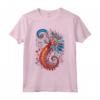 T-shirt con Grafica Floreale Millepiedi per Uomo e Donna - Maglietta Divertente Vintage - Ideale come Regalo per Tutte le Età