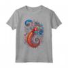 T-shirt con Grafica Floreale Millepiedi per Uomo e Donna - Maglietta Divertente Vintage - Ideale come Regalo per Tutte le Età