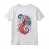 T-shirt con Grafica Floreale Millepiedi per Uomo e Donna - Maglietta Divertente Vintage - Ideale come Regalo per Tutte le Età