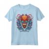 T-shirt con Grafica Floreale Millepiedi per Uomo Donna - Maglietta Divertente Vintage - Ideale come Regalo Unico