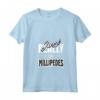 Donna Millepiedi Abitante del Suolo Esoscheletro Artropodi - T-shirt con Collo a V per Appassionati di Insetti