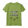 Donna Cat-titude è tutto - Maglietta con Collo a V per Amanti dei Gatti e dell'Atteggiamento Positivo - Design Felino Unico