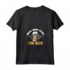 Donna Minererà carbone per birra - T-shirt Minatore di Carbone con Collo a V - Ideale per Lavoratori delle Miniere e Amanti della Birra