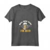 Donna Minererà carbone per birra - T-shirt Minatore di Carbone con Collo a V - Ideale per Lavoratori delle Miniere e Amanti della Birra