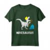 Minesaurus - Maglietta T-Rex per Minatori di Carbone e Oro - Ideale per Geologi e Appassionati di Dinosauri Preistorici