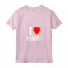 Donna I Heart Love - Maglietta Minatori di Carbone e Cripto con Collo a V - Ideale per Appassionati di Miniere e Criptovalute