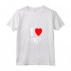 Donna I Heart Love - Maglietta Minatori di Carbone e Cripto con Collo a V - Ideale per Appassionati di Miniere e Criptovalute