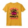 Orgoglioso di essere la Figlia di un Minatore di Carbone - Maglietta Divertente per Natale e Compleanno - Abbigliamento Carino per Coal Miner Girl