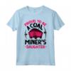 Orgoglioso di essere la Figlia di un Minatore di Carbone - Maglietta Divertente per Natale e Compleanno - Abbigliamento Carino per Coal Miner Girl