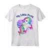 My Little Pony Pegasus Striped Heart Portrait Maglietta - Officially Licensed Hasbro Apparel for Kids