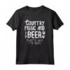 HapTiger Musician Gift Maglietta - Maglietta Musica Country e Birra per Musicisti - Ideale per Compleanni o Festival Musicali