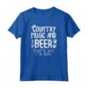 HapTiger Musician Gift Maglietta - Maglietta Musica Country e Birra per Musicisti - Ideale per Compleanni o Festival Musicali