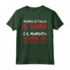 Magliette Uomo Manica Corta Alcol - Quando Si Tocca Il Fondo - T-shirt Divertenti e Ironiche per Amanti dell'Alcol - Ideale per Feste e Discoteca