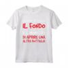 Magliette Uomo Manica Corta Alcol - Quando Si Tocca Il Fondo - T-shirt Divertenti e Ironiche per Amanti dell'Alcol - Ideale per Feste e Discoteca