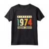 Edizione Limitata 1974 - Compleanno 48° - Maglietta Donna Uomo - Regalo Natale - Taglio Classico e Leggera