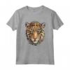 Leopardo Giaguaro Ghepardo Leopard Cheetah Jaguar - Fantastica Maglietta Regalo per Amanti dei Felini - Ideale per Uomini, Donne e Bambini