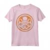 HapTiger Hydra Skull Octopus Logo Orange Cut-Out Maglietta - Officially Licensed Apparel for Trendy Individuals