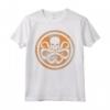 HapTiger Hydra Skull Octopus Logo Orange Cut-Out Maglietta - Officially Licensed Apparel for Trendy Individuals