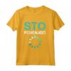 Magliette Uomo Manica Lunga Divertenti Sto Pensando - T-shirt Ironiche e Simpatiche - Marca HapTiger - Ideale Regalo per Amanti dell'Ironia