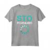 Magliette Uomo Manica Lunga Divertenti Sto Pensando - T-shirt Ironiche e Simpatiche - Marca HapTiger - Ideale Regalo per Amanti dell'Ironia