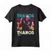 HapTiger Infinity War Thanos Retro Rainbow Maglietta - Official Marvel Apparel for Fans - Buy Now!