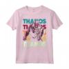HapTiger Infinity War Thanos Retro Rainbow Maglietta - Official Marvel Apparel for Fans - Buy Now!