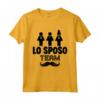 Lo Sposo Team - Divertente Addio al Celibato Maglietta - Ideale Regalo per il Futuro Sposo