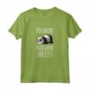 Magliette Donna Panda Manica Corta - Non Farmi Fare Cose - T-Shirt Divertente Compleanno Orso Panda