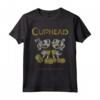 HapTiger And Mugman Best Buds Gold Suits Maglietta - Official Apparel for Fans - 18CPHD00045A Included