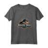 Jurassic Park Colorful Classic Logo Maglietta con Collo a V - Abbigliamento Ufficiale - Ideale per Fan dei Dinosauri