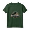 Jurassic Park Colorful Classic Logo Maglietta con Collo a V - Abbigliamento Ufficiale - Ideale per Fan dei Dinosauri