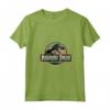 Jurassic Park Colorful Classic Logo Maglietta con Collo a V - Abbigliamento Ufficiale - Ideale per Fan dei Dinosauri