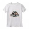 Jurassic Park Colorful Classic Logo Maglietta con Collo a V - Abbigliamento Ufficiale - Ideale per Fan dei Dinosauri