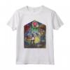 HapTiger Beauty & The Beast Stained Glass Rose Maglietta - Officially Licensed Apparel for Disney Fans - 16PRIN246 Included