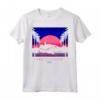 HapTiger 1985 Neon Delorean Sunset - Official Back to the Future Apparel - Retro 80s T-shirt