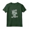 Maglietta Love Will Tear Us Apart - Fantastica T-Shirt per Coppie - Regalo Compleanno per Fidanzati e Fidanzate