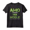 Maglietta Padel Amo Mia Moglie - Regalo Padelista per Compleanno - Frasi Divertenti e Originali sul Padel