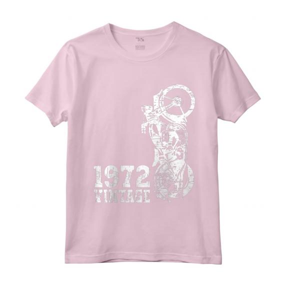 Moto Vintage 1972 - Maglietta Compleanno Moto 50 - Regalo Motociclista Uomo Papà Nonno