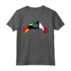 Bandiera della Francia del Mozambico - Cuore francese del Mozambico Maglietta - Design Heritage per persone con origine mista - Ideale per feste e orgoglio