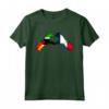 Bandiera della Francia del Mozambico - Cuore francese del Mozambico Maglietta - Design Heritage per persone con origine mista - Ideale per feste e orgoglio