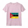 Donna Bandiera del Mozambico - Maglietta con Collo a V - Ideale come Souvenir del Mozambico