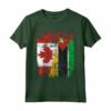 Bandiere del Mozambico Canada | Mezze Radici del Mozambico Canadese - Maglietta Vintage Distressed - Ideale per Mamma, Papà, e Amici - Acquista Online!