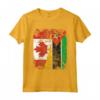Bandiere del Mozambico Canada | Mezze Radici del Mozambico Canadese - Maglietta Vintage Distressed - Ideale per Mamma, Papà, e Amici - Acquista Online!