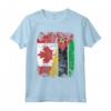 Bandiere del Mozambico Canada | Mezze Radici del Mozambico Canadese - Maglietta Vintage Distressed - Ideale per Mamma, Papà, e Amici - Acquista Online!