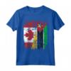 Bandiere del Mozambico Canada | Mezze Radici del Mozambico Canadese - Maglietta Vintage Distressed - Ideale per Mamma, Papà, e Amici - Acquista Online!