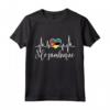 Mozambican Heartbeat ECG Pride T-shirt - Mozambique Flag Roots Gift Idea
