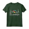 Mozambican Heartbeat ECG Pride T-shirt - Mozambique Flag Roots Gift Idea