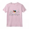 Mozambican Heartbeat ECG Pride T-shirt - Mozambique Flag Roots Gift Idea